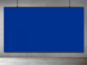 Blue Chroma Key Video Backdrop Banner