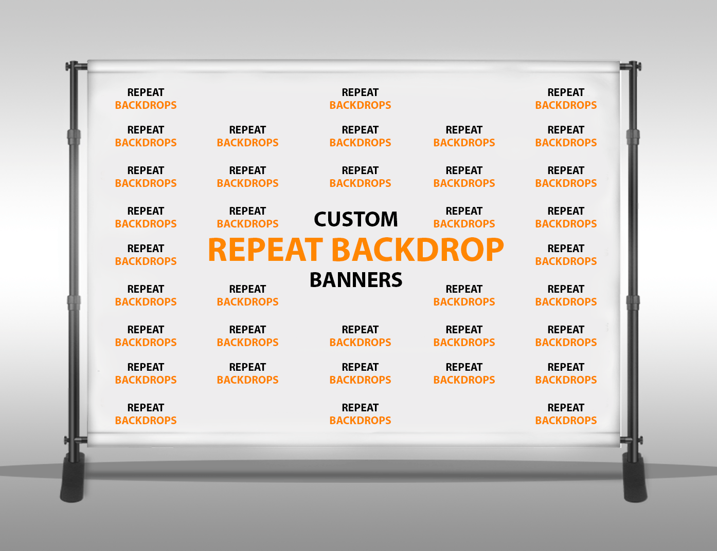 Step and Repeat Backdrop Banner (custom design)